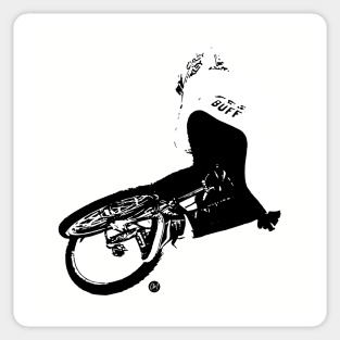 Table top reverse style BMX jump Sticker